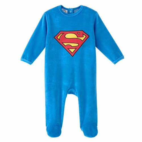 Superman - Dors bien velours bébé garçon Superman - bleu foncé - Superman