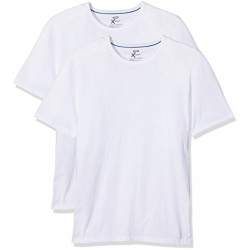 Pack de 2 T-Shirts Col Rond X-Temp - Thermorégulation Active Blanc / Blanc en tissu Dim Homme LES ESSENTIELS HOMME